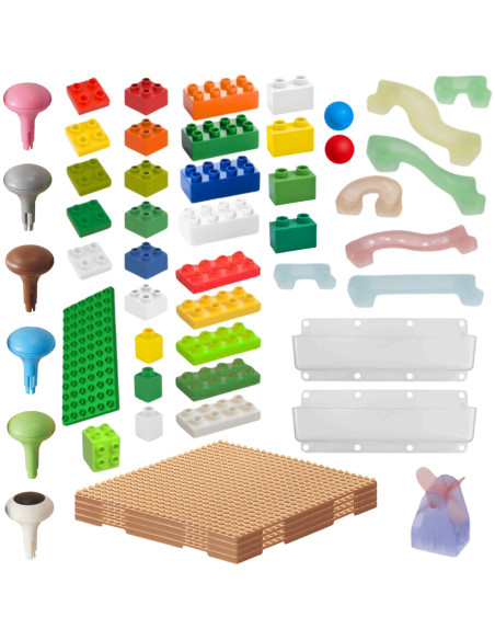 MASTERKIDZ Drewniana Tablica STEM Wolnostojąca + Akcesoria