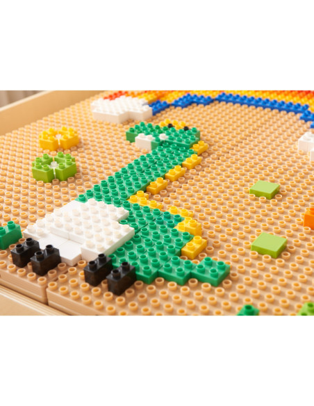 MASTERKIDZ Zestaw Klocków Konstrukcyjnych STEM 563 el. z Nakładkami na Panel 4 szt.
