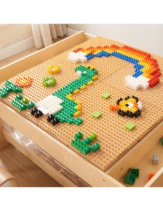 MASTERKIDZ Zestaw Klocków Konstrukcyjnych STEM 135 el. z Nakładką na Panel 1 szt. 2