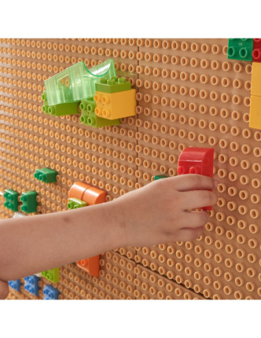 MASTERKIDZ Zestaw Klocków Konstrukcyjnych STEM 135 el. z Nakładką na Panel 1 szt.