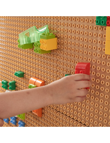 MASTERKIDZ Zestaw Klocków Konstrukcyjnych STEM 135 el. z Nakładką na Panel 1 szt.