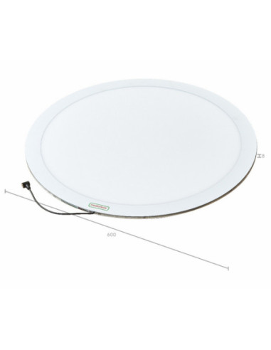 MASTERKIDZ Okrągły Panel Świetlny LED Kolorowy +  Klocki Montessori Mozaika 140 el.