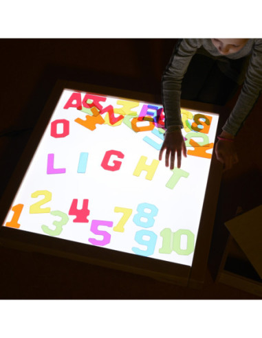 MASTERKIDZ Panel Świetlny LED Zmiana Kolorów Pilotem + Zestaw Akcesoriów