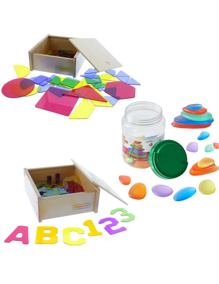 MASTERKIDZ Panel Świetlny LED Zmiana Kolorów Pilotem + Zestaw Akcesoriów