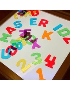 MASTERKIDZ Panel Skrzynia LED Sensoryczna + Zestaw Akcesoriów 2