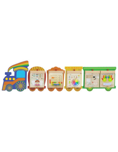 MASTERKIDZ System Do Montażu 5 Tablic Edukacyjnych Masterkidz Flex + Zestaw 5 Tablic Edukacyjnych