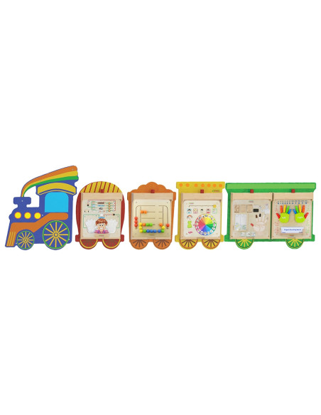 MASTERKIDZ System Do Montażu 5 Tablic Edukacyjnych Masterkidz Flex + Zestaw 5 Tablic Edukacyjnych