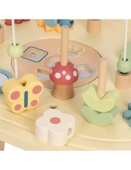 TOOKY TOY Drewniany Stolik Aktywności Safari