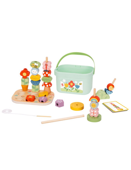 TOOKY TOY Box Edukacyjny 5 w1 Magiczny Ogród Montessori