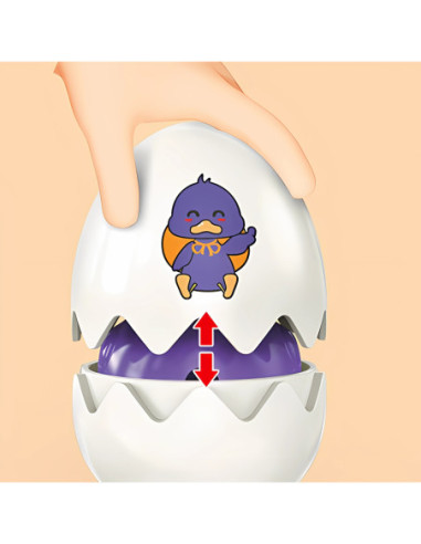 WOOPIE Białe Jajka Edukacyjne z Kurczakiem Efekty Dźwiękowe 6szt