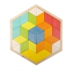 CLASSIC WORLD Drewniane Kolorowe Puzzle 3D
