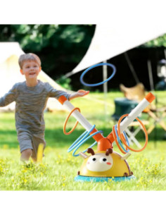 WOOPIE Skakanka Automatyczna dla Dzieci 2w1 Pszczółka Rzut Obręczą 2