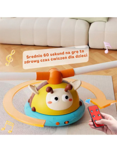 WOOPIE Skakanka Automatyczna dla Dzieci 2w1 Pszczółka Rzut Obręczą