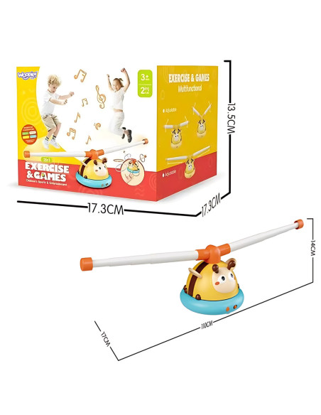 WOOPIE Skakanka Automatyczna dla Dzieci 2w1 Pszczółka Rzut Obręczą