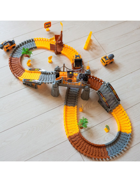 WOOPIE Tor Budowlany Zestaw Konstrukcyjny 174 Elementy