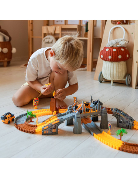 WOOPIE Tor Budowlany Zestaw Konstrukcyjny 174 Elementy