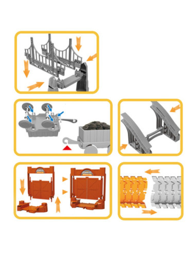 WOOPIE Tor Budowlany Zestaw Konstrukcyjny 174 Elementy