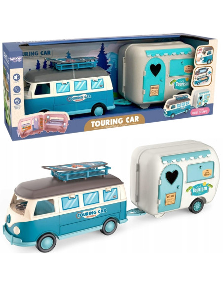 WOOPIE Kamper z Przyczepką Efekty Świetlne i Dźwiękowe