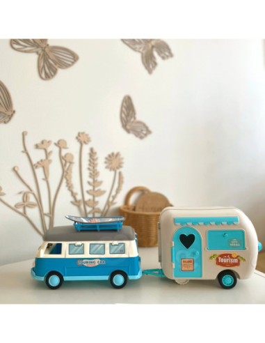 WOOPIE Kamper z Przyczepką Efekty Świetlne i Dźwiękowe