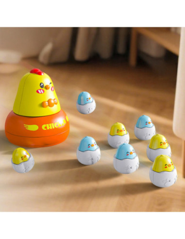 WOOPIE Gra Zręcznościowa Wesołe Kurczaczki Łowienie i Katapulta !