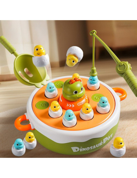 WOOPIE Wesoła Dino-Przygoda Gra Zręcznościowa Łowienie Dinozaurów!