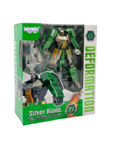 WOOPIE Robot Transformujący Pojazd Wojskowy  Podwójna Moc Zabawy!