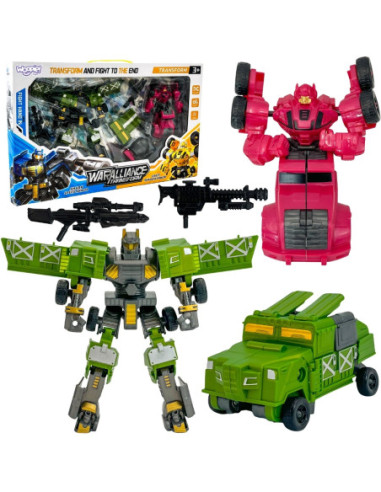 WOOPIE Transformers  Zestaw 2 Robotów Bojowych