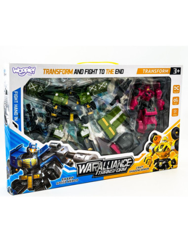 WOOPIE Transformers  Zestaw 2 Robotów Bojowych