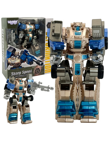 WOOPIE Robot Transformujący SHARP SPEED 2w1 Ciężarówka Bojowa