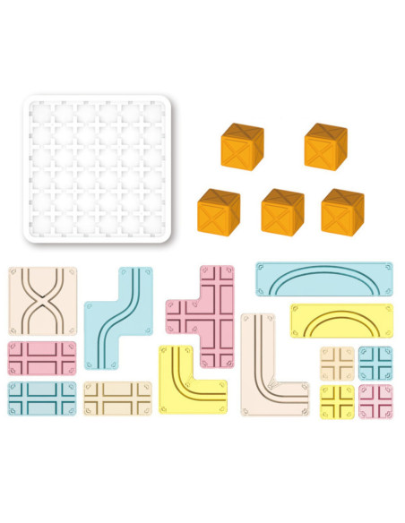 WOOPIE Gra Planszowa Logiczna Kreatywna Układanka Przestrzenna!