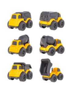 WOOPIE Zestaw Laweta + 3 Pojazdy Budowlane 2