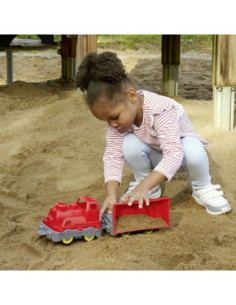 BIG Pociąg Towarowy Wagon z Wywrotką Zabawka do Pasku 2