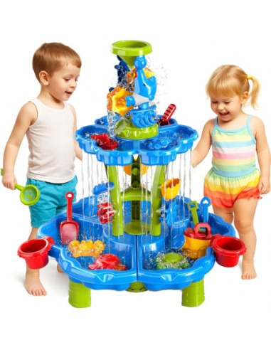 WOOPIE Stolik Wodny i Piaskowy Piaskownica z Ośmiornicą Akcesoria