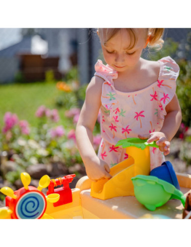 WOOPIE Stolik Wodny Piracka Łódź Armatka Wodna Bąbelki