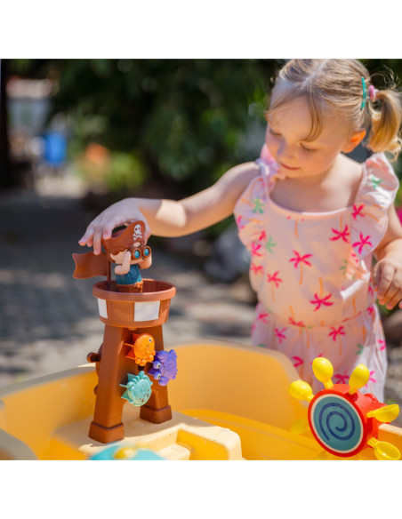 WOOPIE Stolik Wodny Piracka Łódź Armatka Wodna Bąbelki