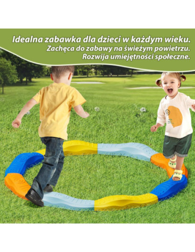 WOOPIE Równoważnia Modułowa Tor Ścieżka Sensoryczna Okrąg