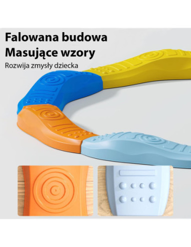 WOOPIE Równoważnia Modułowa Tor Ścieżka Sensoryczna Okrąg