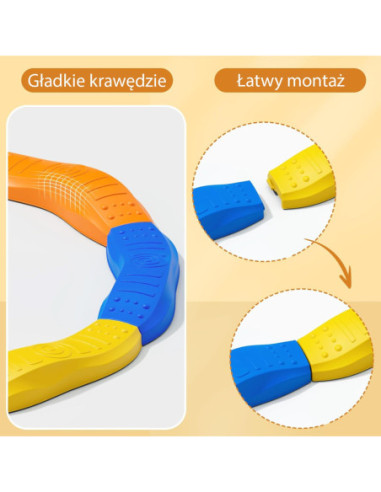 WOOPIE Równoważnia Modułowa Tor Ścieżka Sensoryczna Okrąg