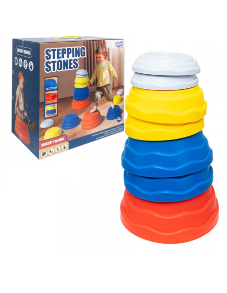 WOOPIE Kamienie Balansujące Sensoryczne Trening Równowagi 5 szt