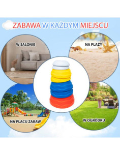 WOOPIE Kamienie Balansujące Sensoryczne Trening Równowagi 5 szt 2