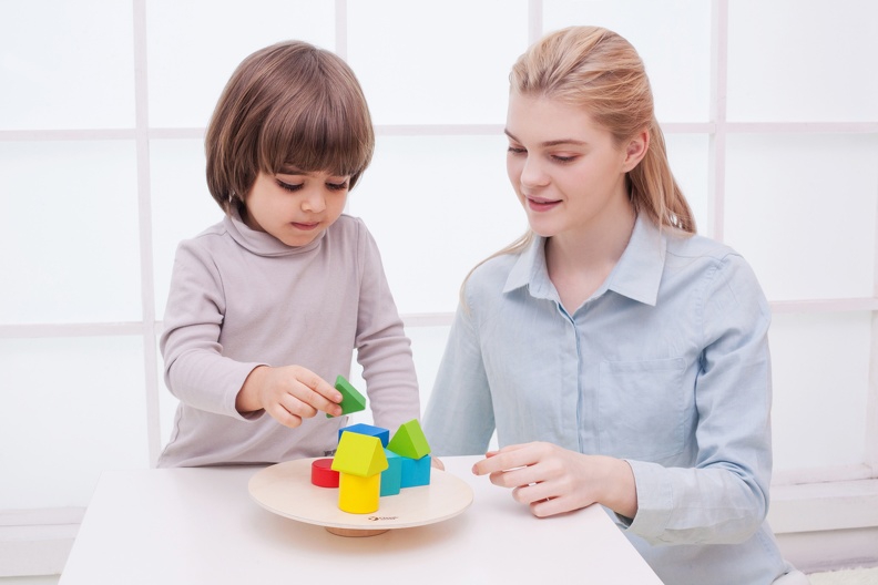 Układanka sensoryczna balans równowaga montessori 11 el.