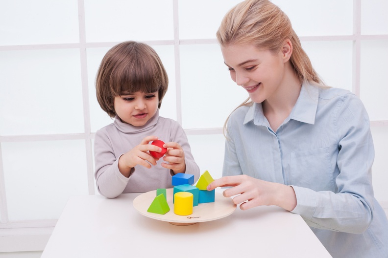 Układanka sensoryczna balans równowaga montessori 11 el.