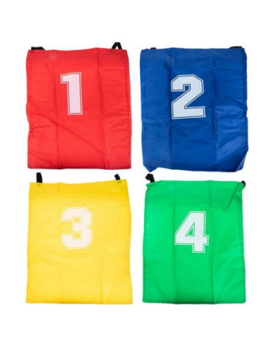 WOOPIE Zestaw Worków do Skakania dla Dzieci 4 Kolory Wyścigi Zabawa Ruchowa Na Podwórko Sport
