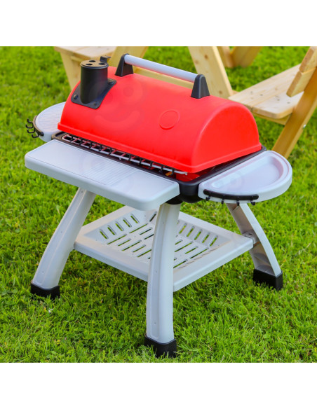 WOOPIE Grill Barbecue Zestaw 41 el. Efekty Świetle Para Wodna