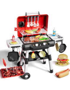 WOOPIE Grill Barbecue Garden Kitchen Interactive LED Set XL 31 pcs.