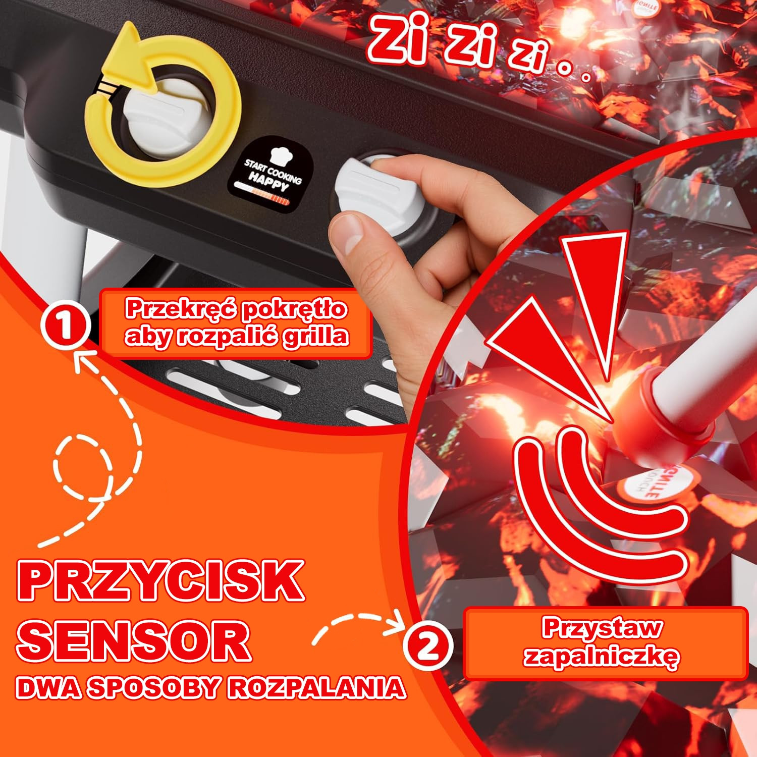 Woopie Grill Master XL - Interaktywna Kuchnia LED - 10 z 14