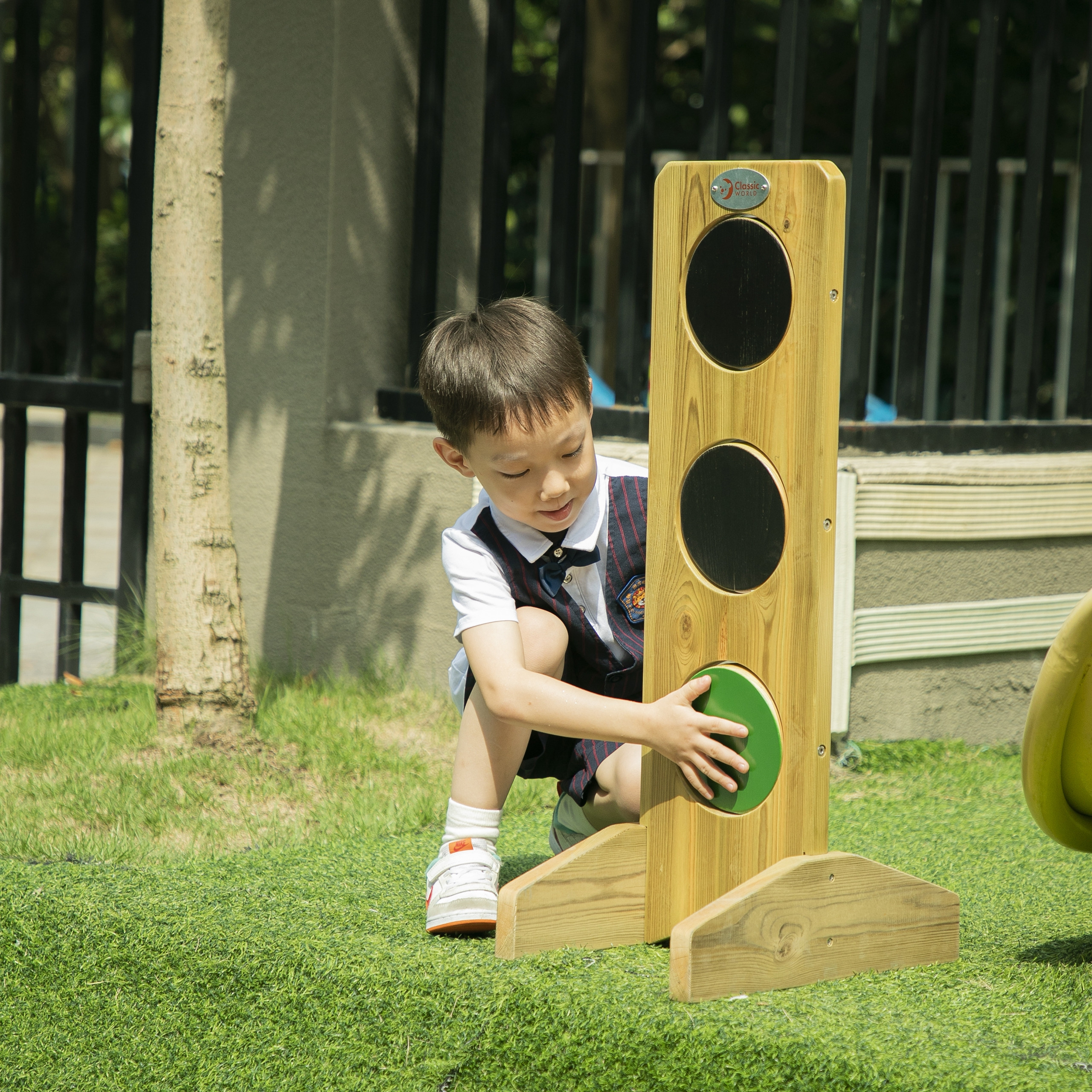 Edu Świetlik XXL - Drewniany Sygnalizator Drogowy - 7 z 10