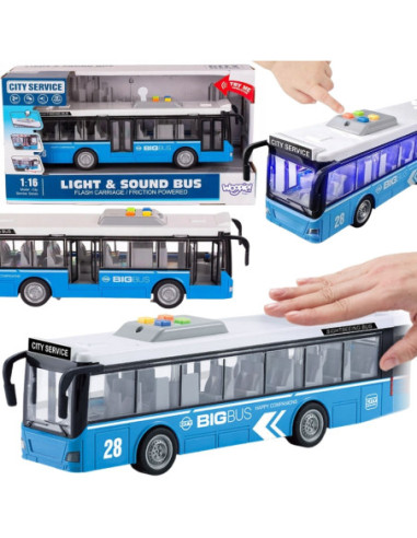 WOOPIE Autobus Miejski Interaktwny Elektryczny 1:16