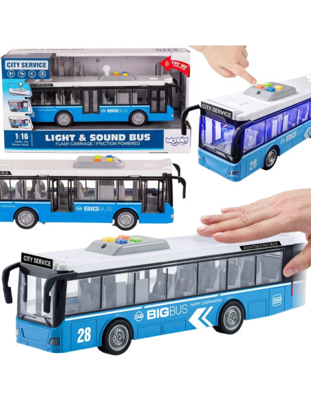 WOOPIE Autobus Miejski Interaktwny Elektryczny 1:16