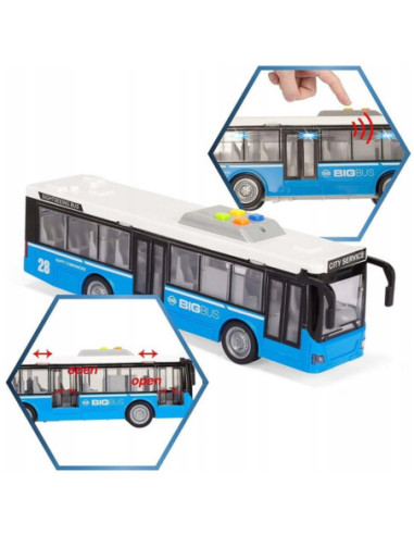 WOOPIE Autobus Miejski Interaktwny Elektryczny 1:16